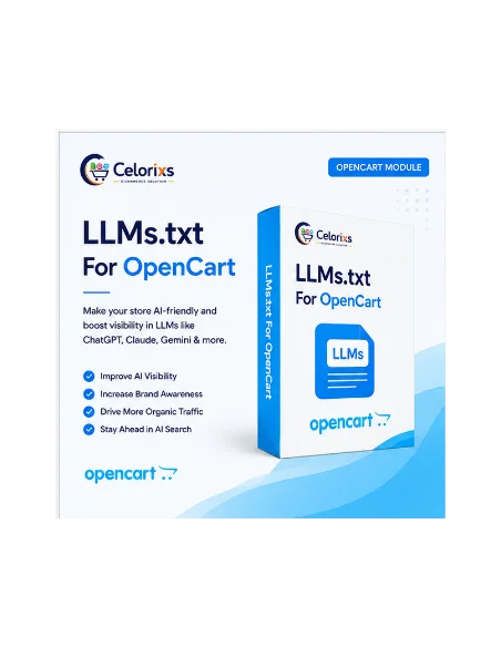 OpenCart LLMs.txt Generator Extension | AI Search & LLM Optimization