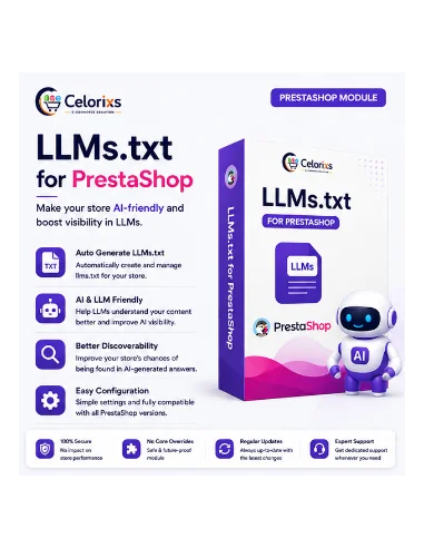 Prestashop LLMs.txt Generator Module | AI Search & LLM Optimization