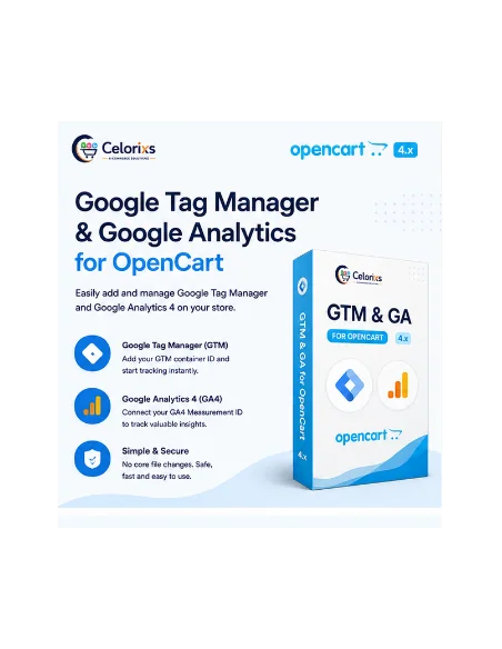 OpenCart Google Tag Manager & Google Analytics Extension | GA4 Integration