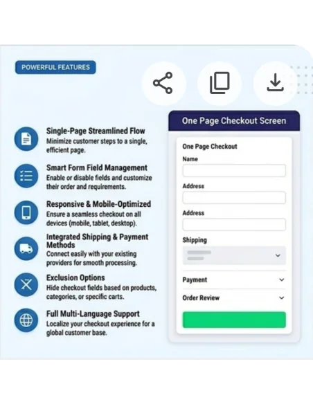 Prestashop-Modul für den One-Page-Checkout | Schneller und reaktionsschneller Checkout