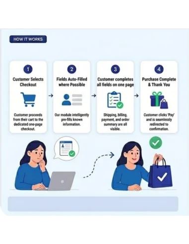 Prestashop-Modul für den One-Page-Checkout | Schneller und reaktionsschneller Checkout