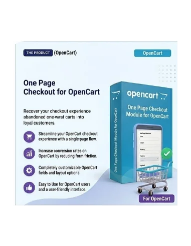 OpenCart One Page Checkout Extension | Fast & Responsive Checkout