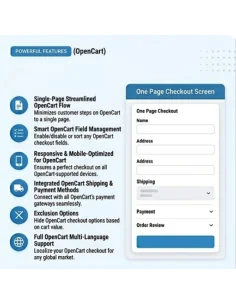 OpenCart One Page Checkout Extension | Fast & Responsive Checkout 2