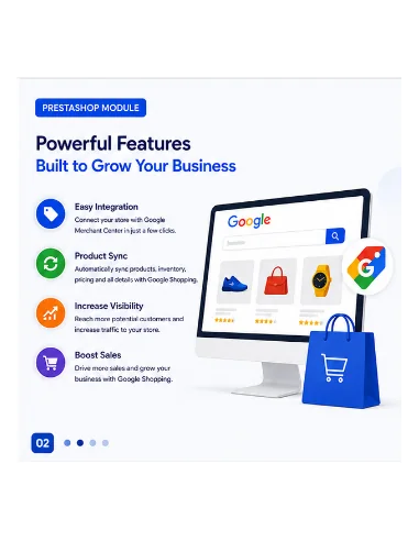 Prestashop-Modul zur Integration von Google Shopping | Google Merchant Feed