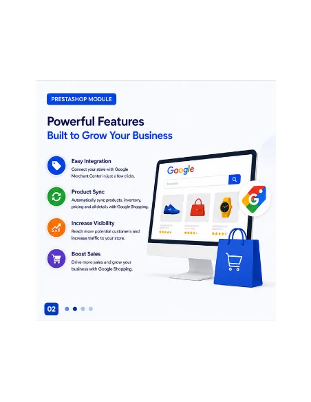 Prestashop-Modul zur Integration von Google Shopping | Google Merchant Feed